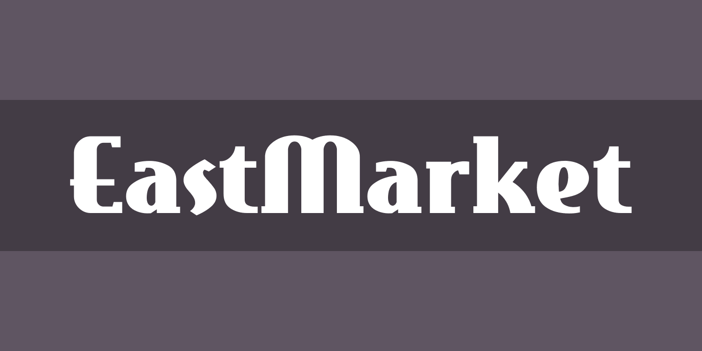 EastMarket Regular Font preview